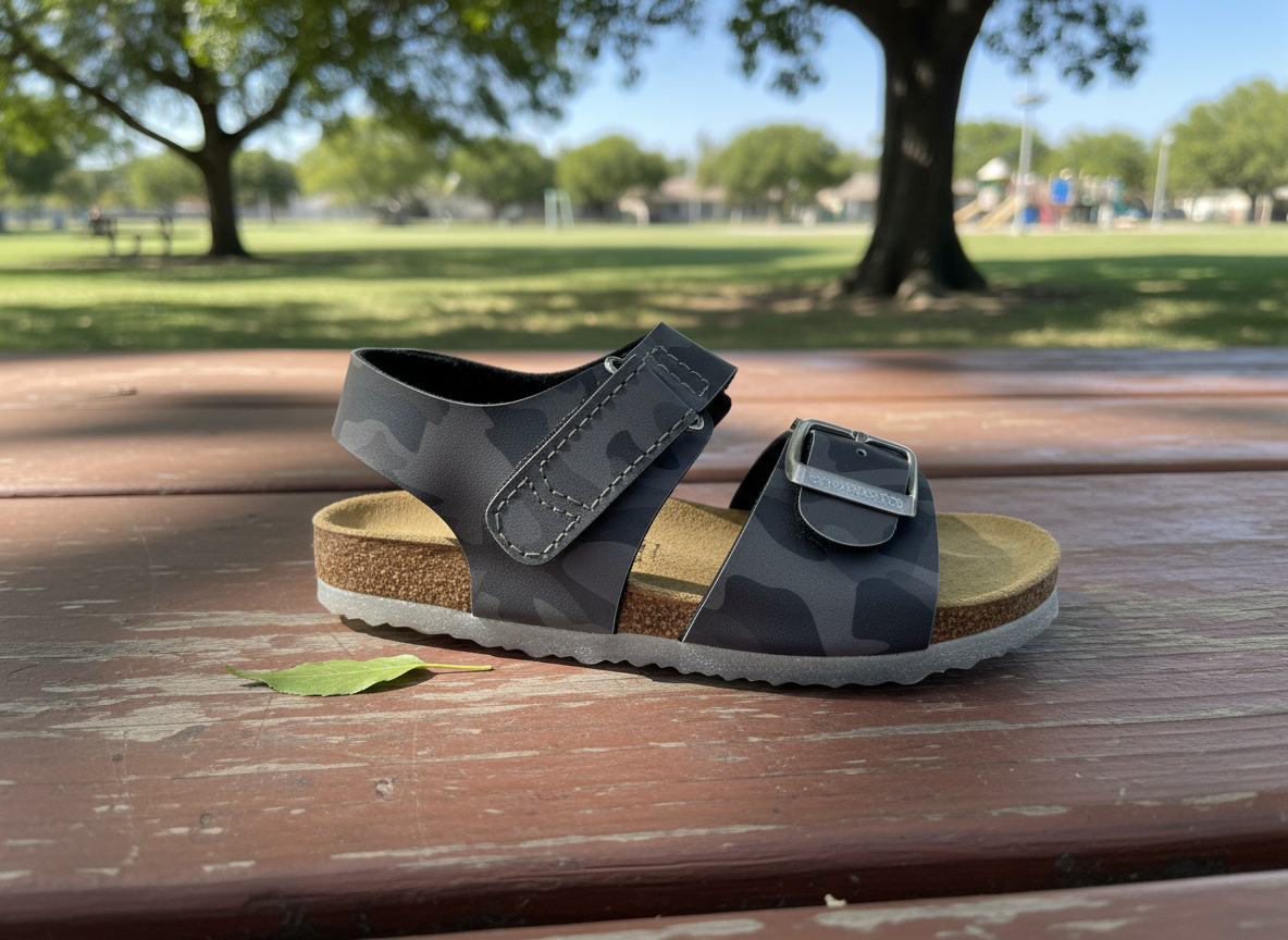 Protetika - Detské rehabilitačné sandálky ORS T97 Maskáč šedý