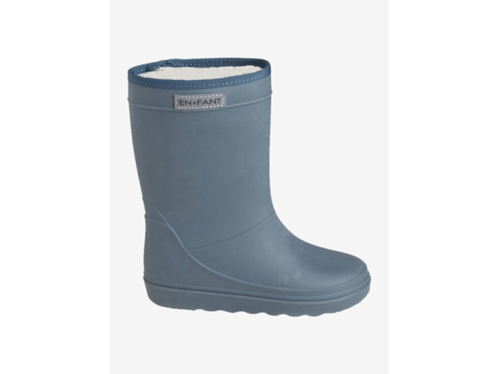 EnFant - Detské termo gumáky Thermo Dark Slate