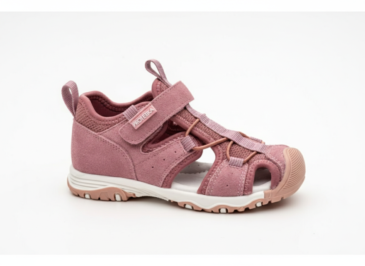 Protetika - Detské sandálky DARIA DARK PINK
