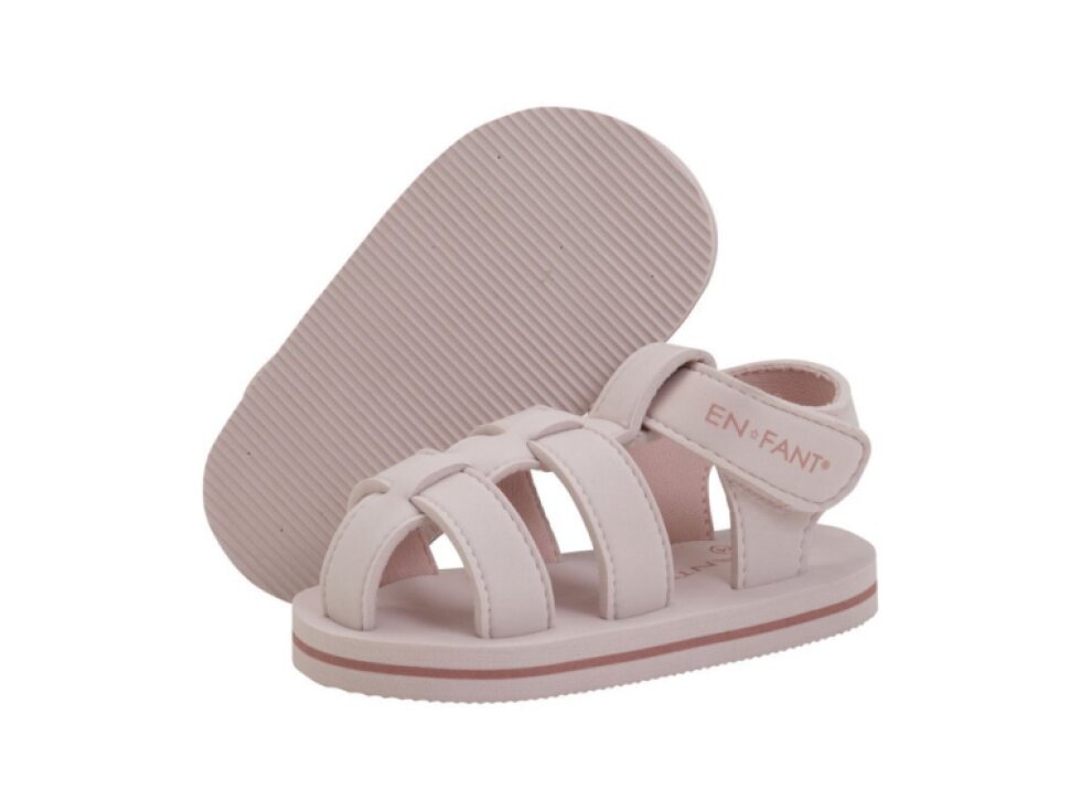 EnFant - Detské sandálky Velcro EVA pena - Burnished Lilac