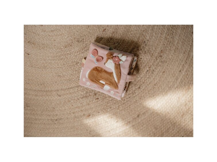 Little Dutch Knižka textilná s aktivitami Fairy Garden