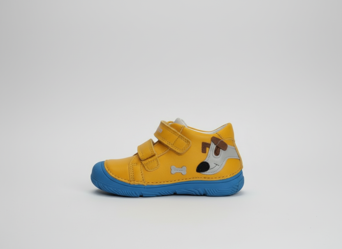 D.D. Step - Detské topánky The Dog - s002-41792B yellow