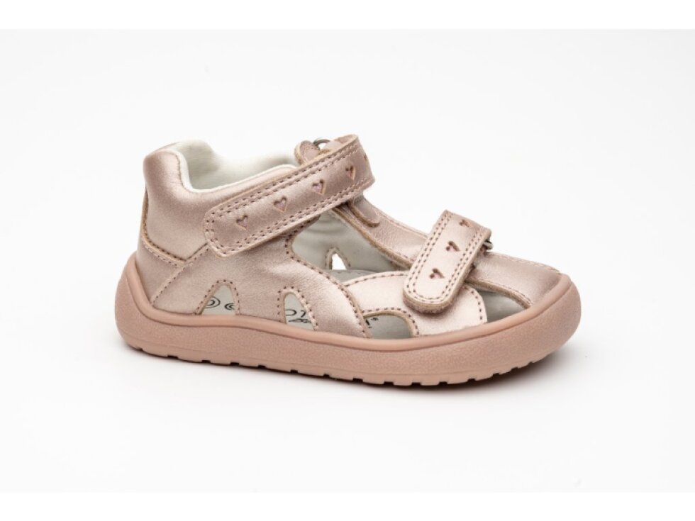 Protetika - Detské dievčenské barefoot sandálky HANA PINK