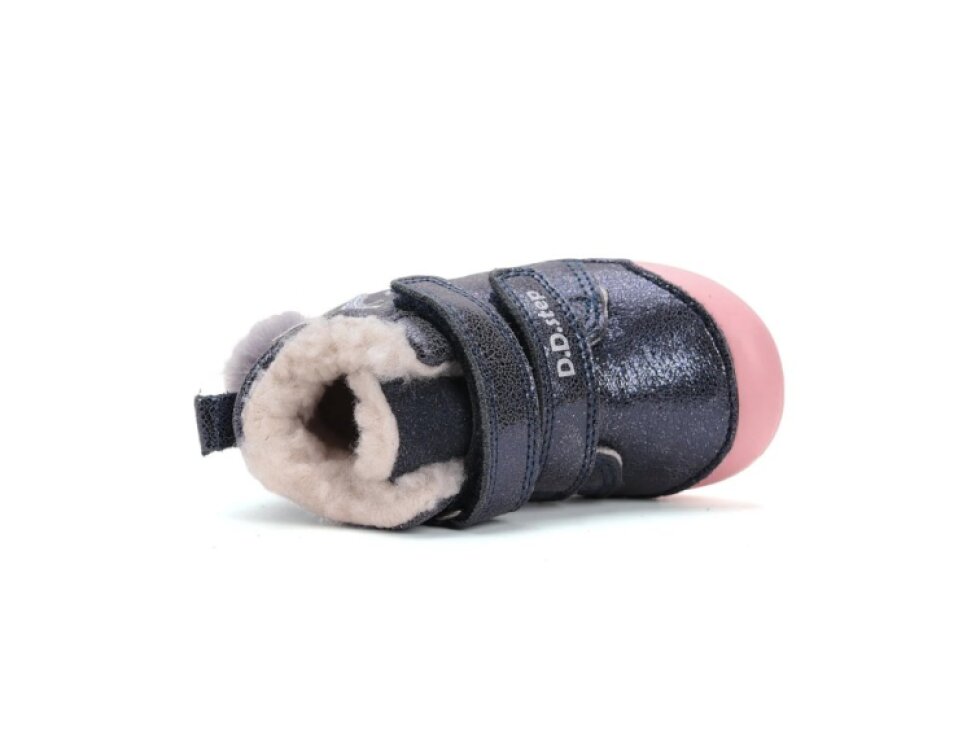 D.D. Step - Detské zimné topánky W066-52733A Royal Blue