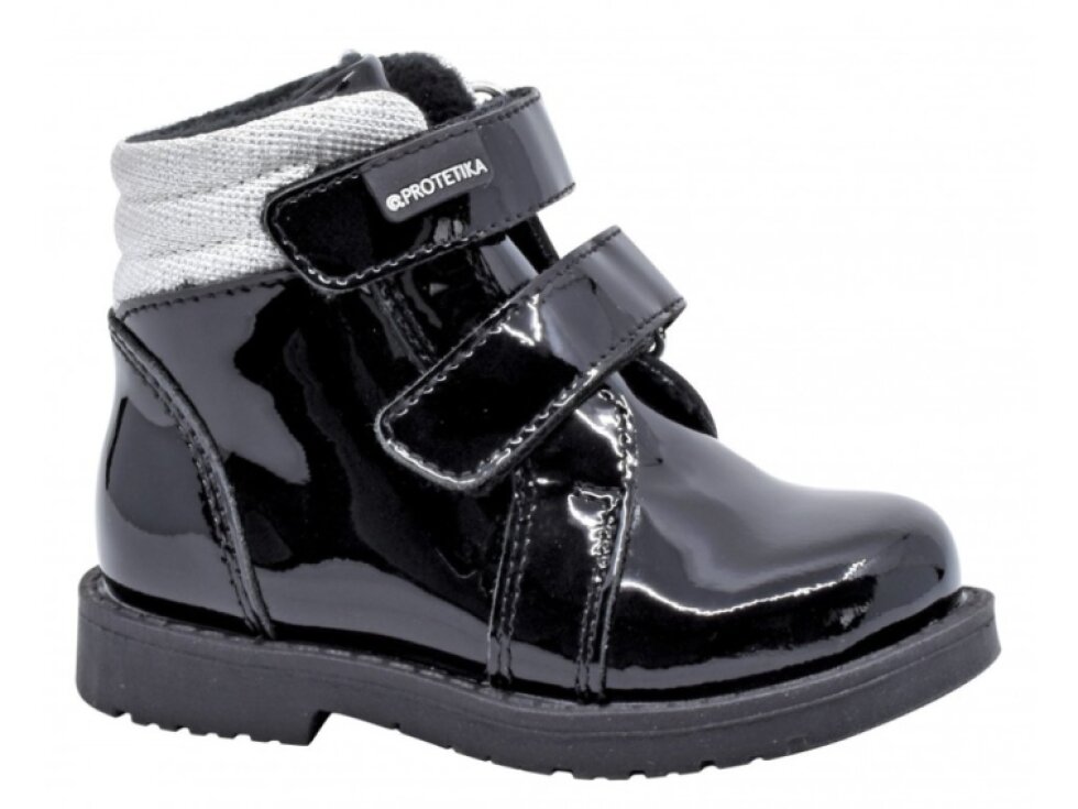 Protetika - Detské prechodné topánky EVITA BLACK