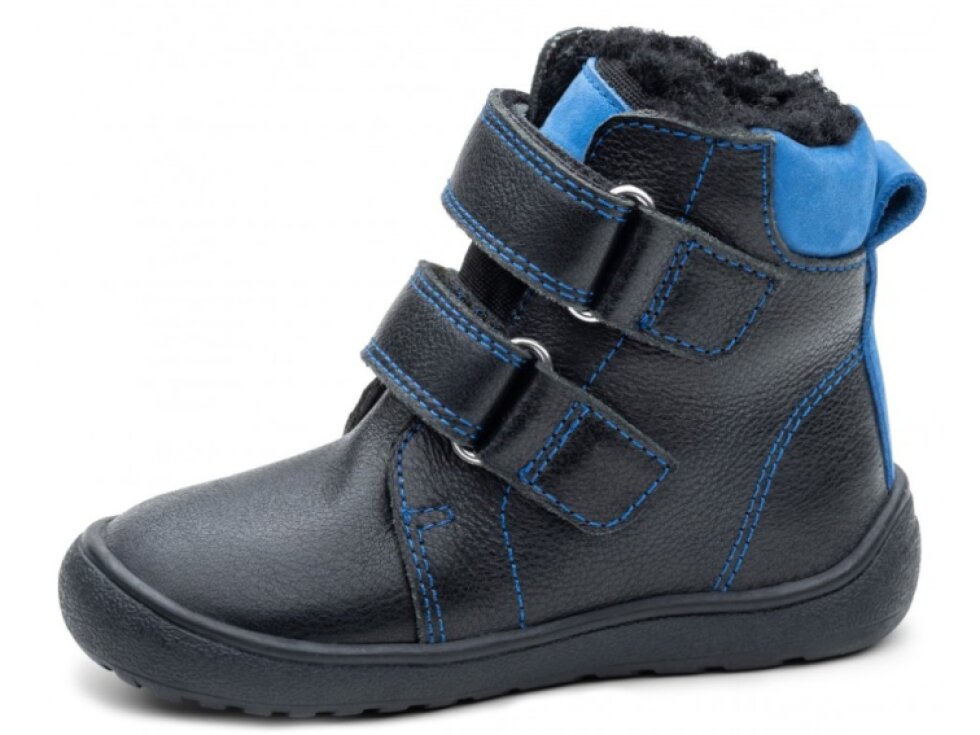 Protetika - Detské barefoot zimné barefoot topánky DARYK NERO