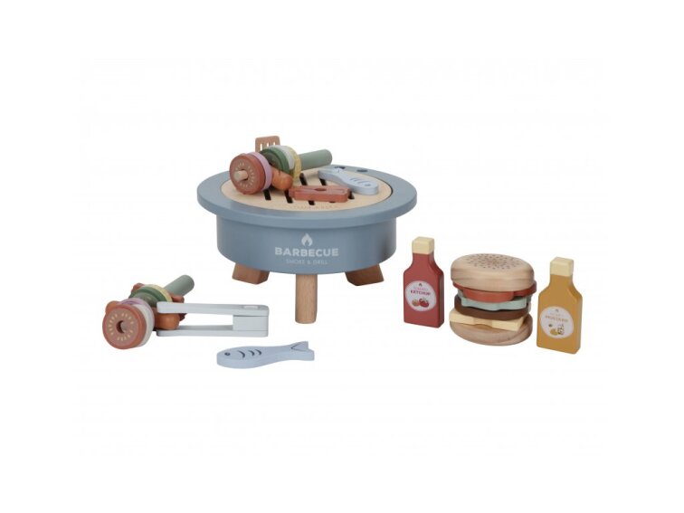 Little Dutch Barbecue sada drevená