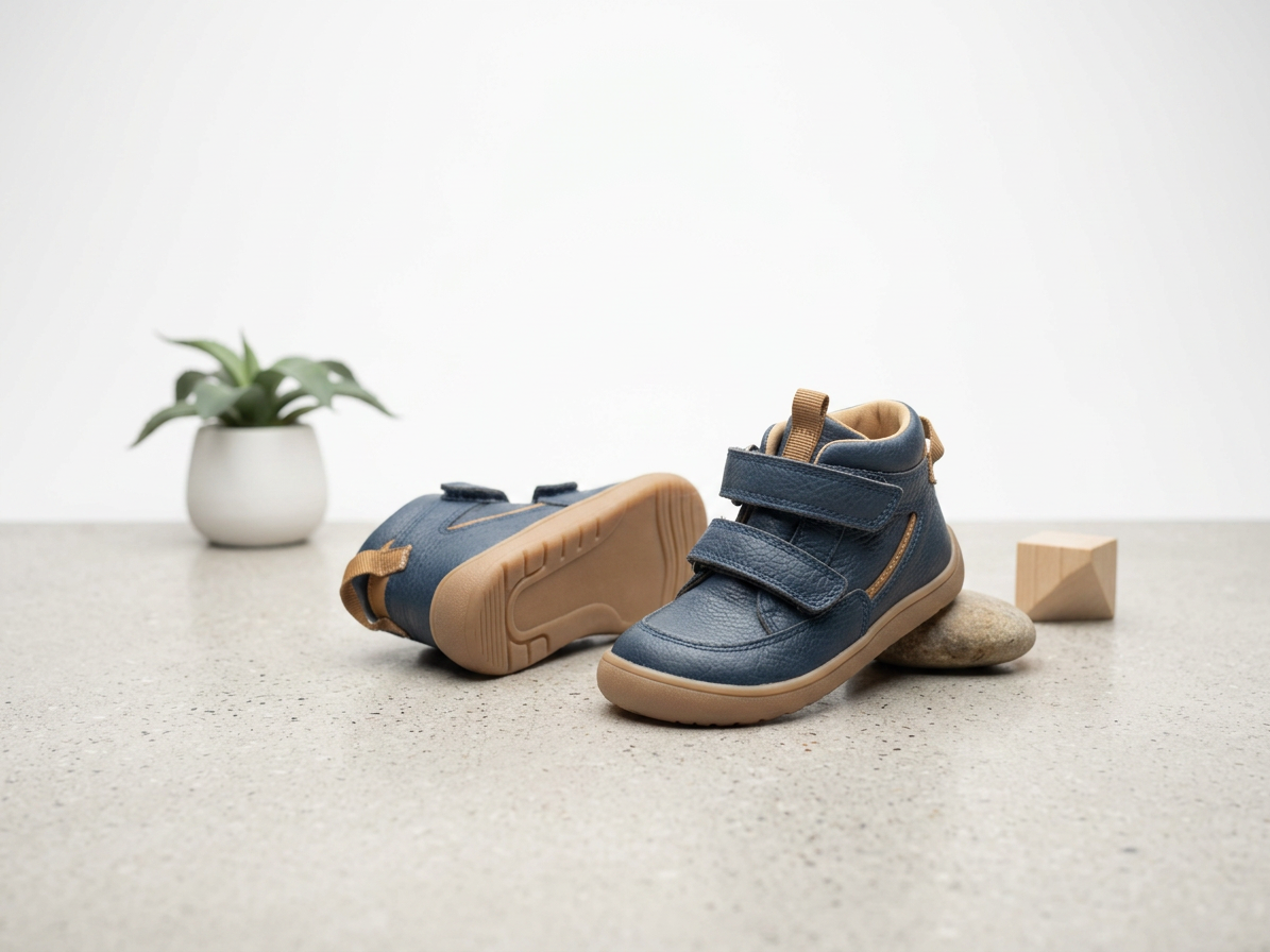 Protetika - Detské prechodné barefoot topánky MARK NAVY