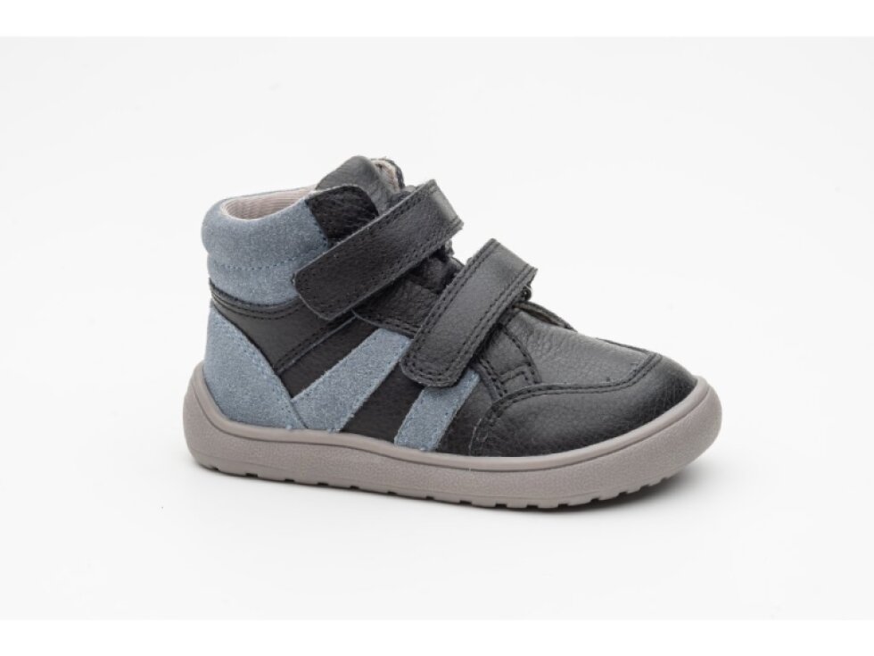 Protetika - Detské prechodné barefoot topánky KIRK BLACK