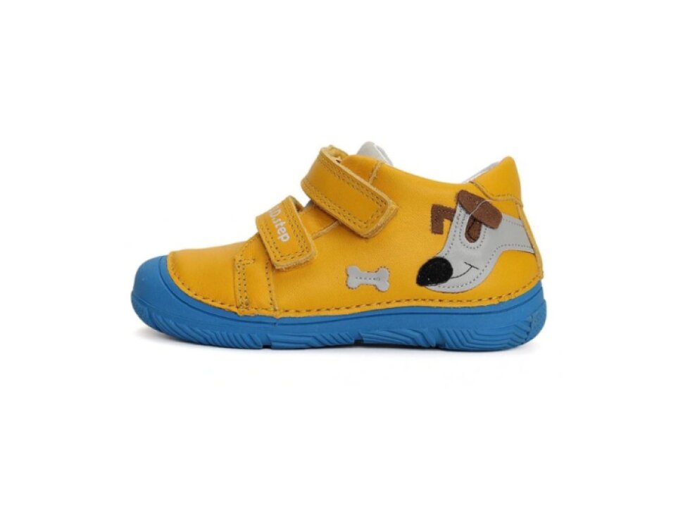 D.D. Step - Detské topánky The Dog - s002-41792B yellow