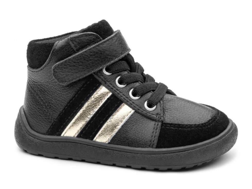 Protetika - Detské prechodné barefoot topánky GERKA BLACK