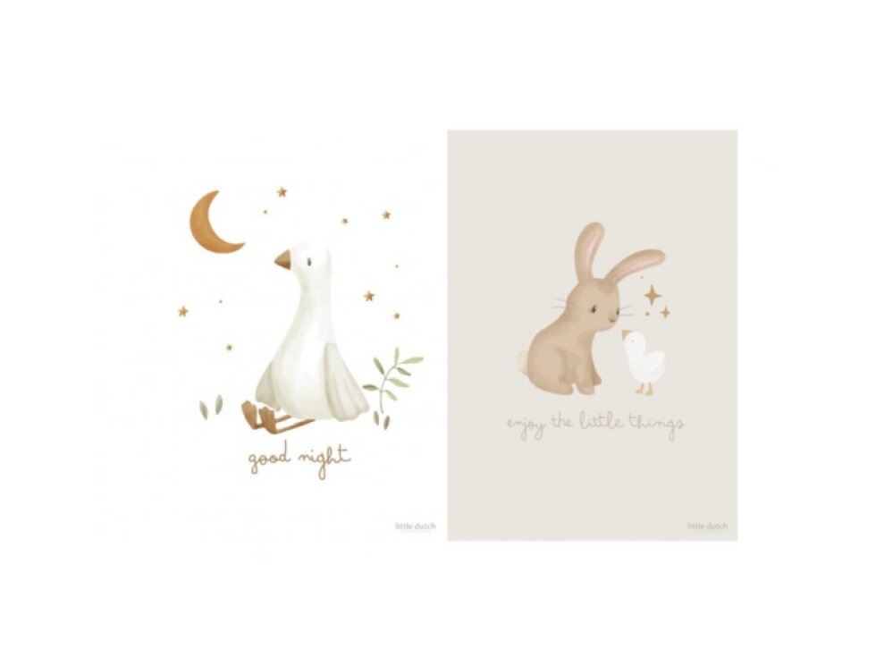 Little Dutch Plagát A3 Husa Newborn Naturals