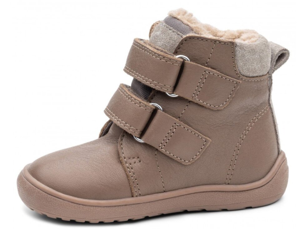 Protetika - Detské zimné barefoot topánky BEKA DARK PINK