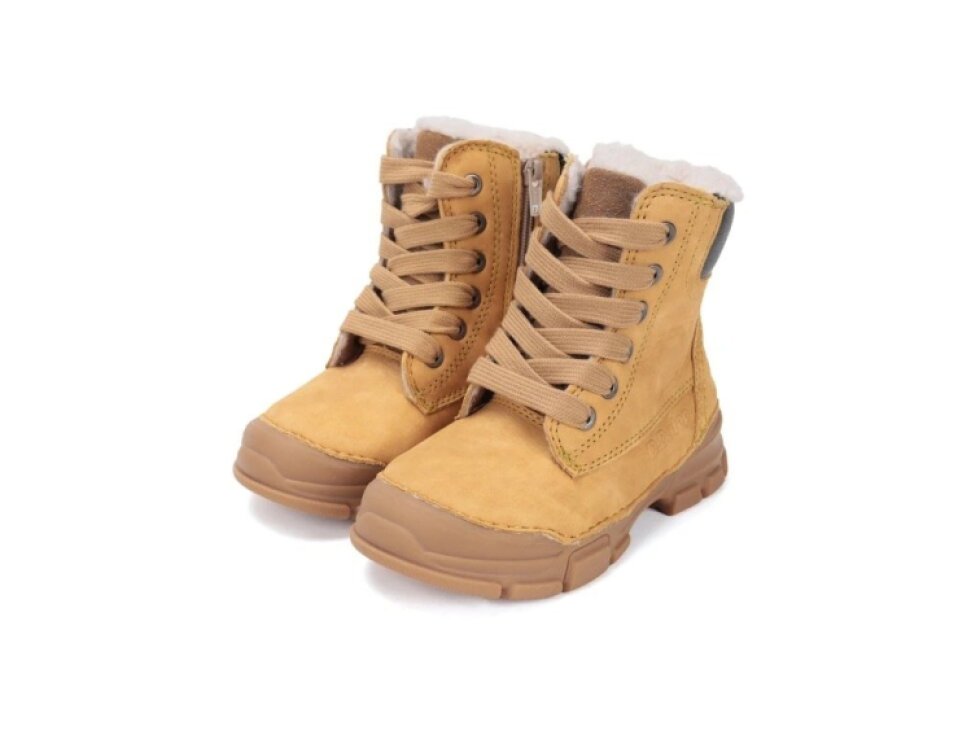 D.D. Step - Detské zimné topánky W056-52456M-V Cream