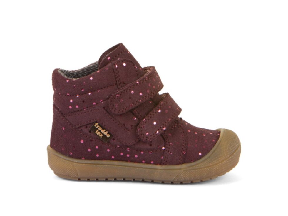 Froddo - Detské prechodné topánky Ollie TEX Bordeaux G2110139-9