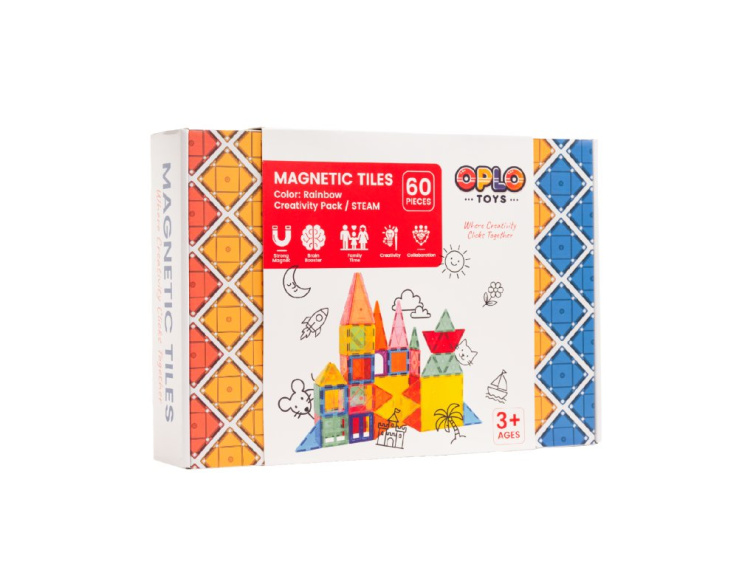 MAGNA-TILES Magnetická stavebnica Cars 2 dielna Blue/orange