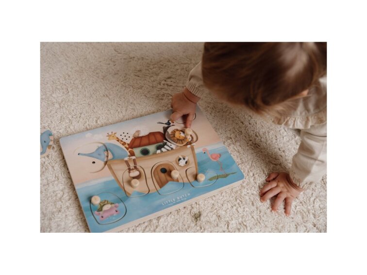 Little Dutch Vkladacie puzzle so zvukom