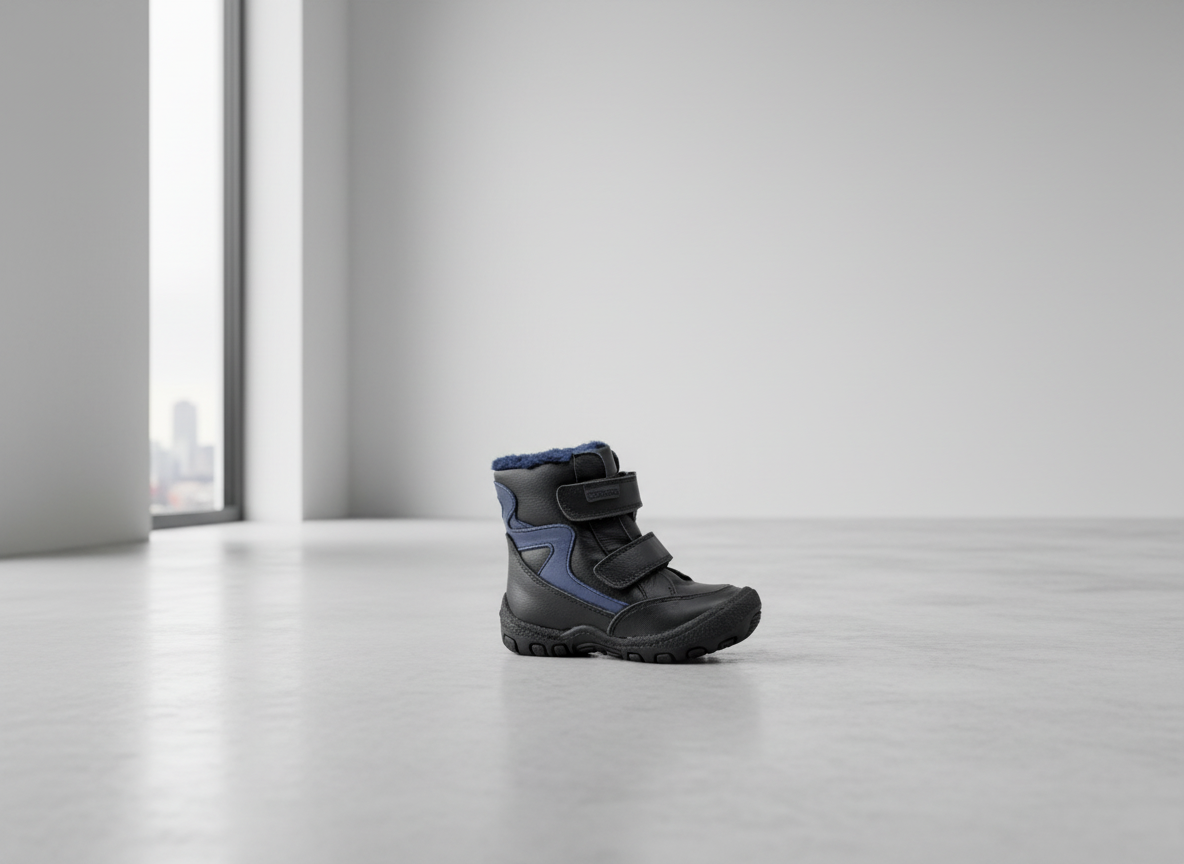 Protetika - Detské zimné topánky DERON BLACK