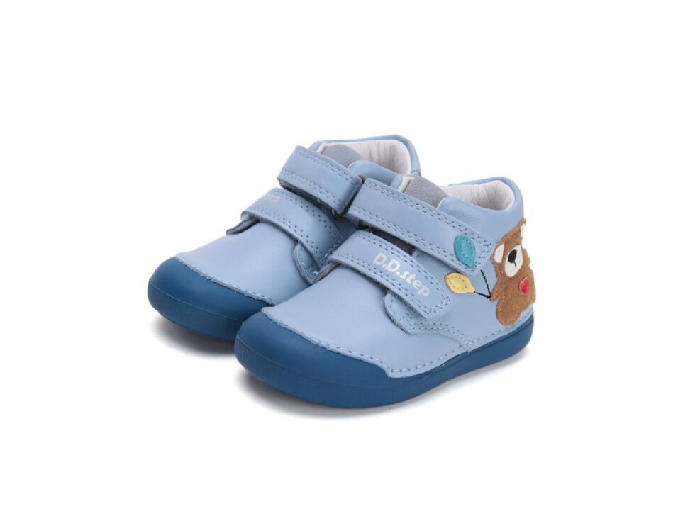 D.D. Step - Chlapčenské prechodné topánky S066-51917A Sky Blue