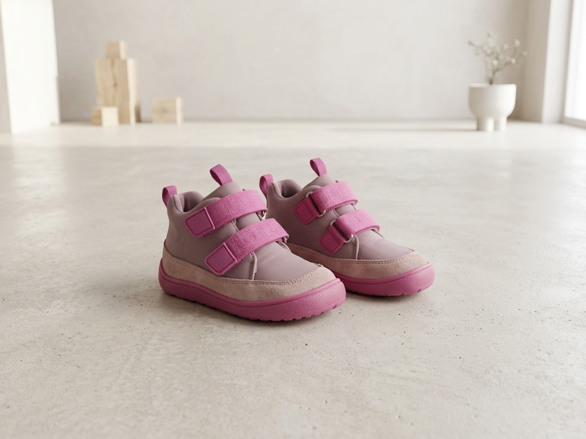Protetika - Detské prechodné barefoot topánky ROS LILA