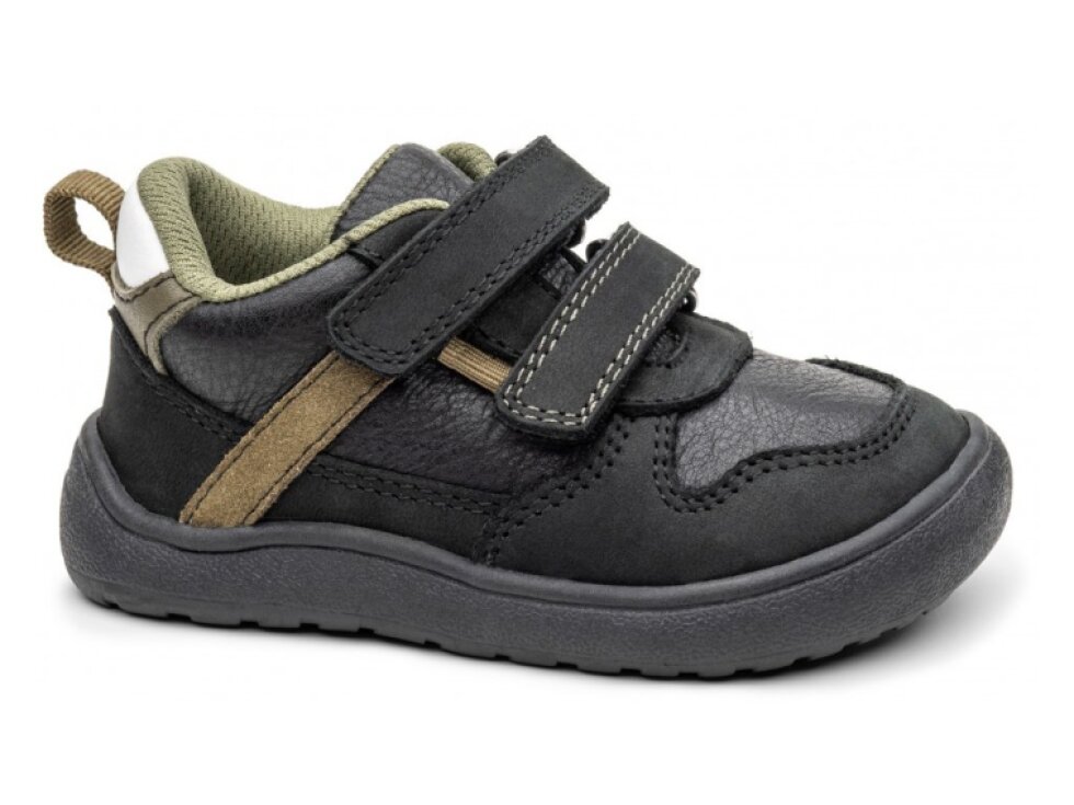 Protetika - Detské chlapčenské barefoot topánky OLGERS BLACK