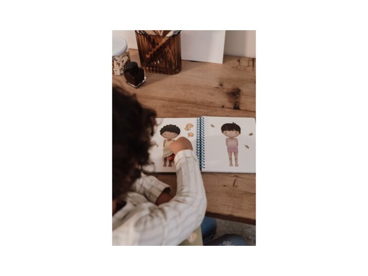 Little Dutch Kniha so samolepkami Forest Friends