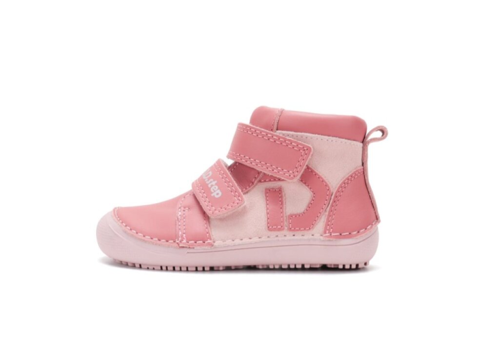 D.D. Step - Detské prechodné barefoot topánky A063-62725DM Strawberry