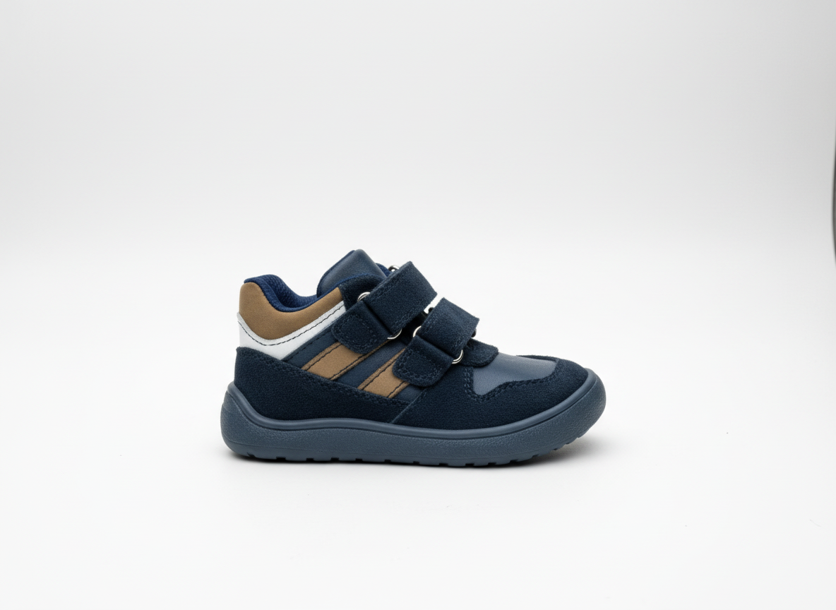 Protetika - Detské chlapčenské barefoot topánky VESTON BROWN