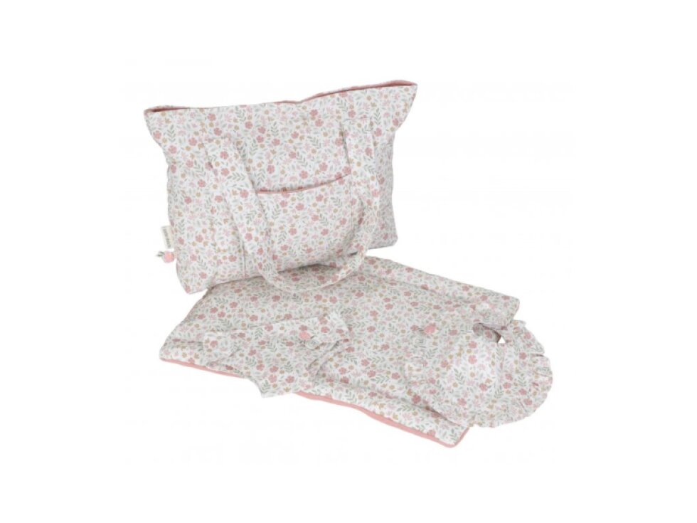 Little Dutch Prebaľovacia taška pre bábiky Soft Flowers