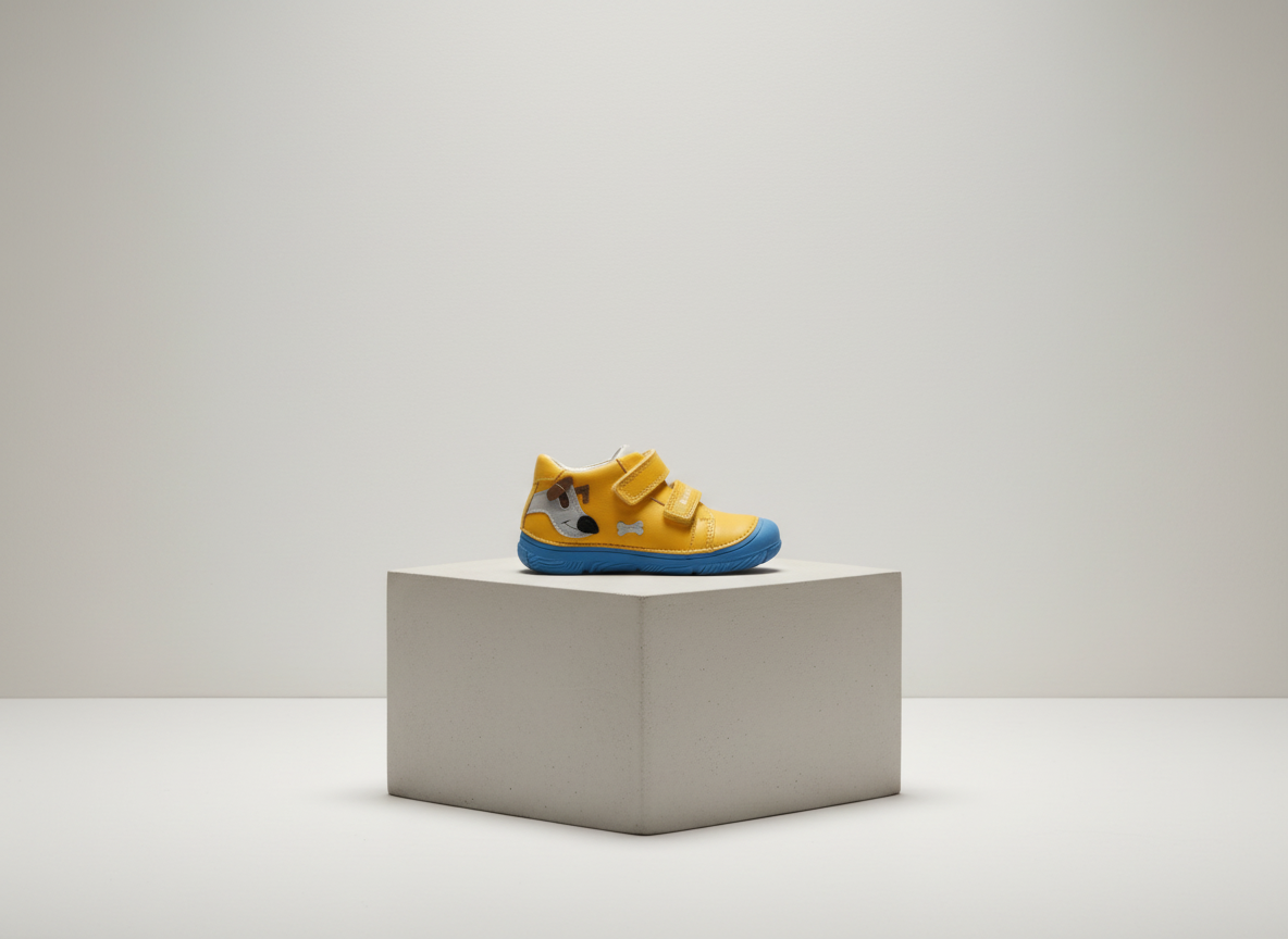 D.D. Step - Detské topánky The Dog - s002-41792B yellow