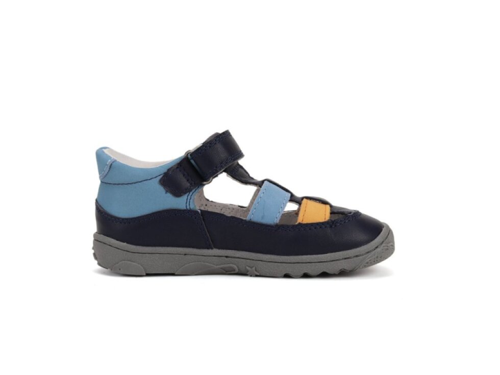 D.D. Step - Chlapčenské barefoot sandálky H077-51332A Blue