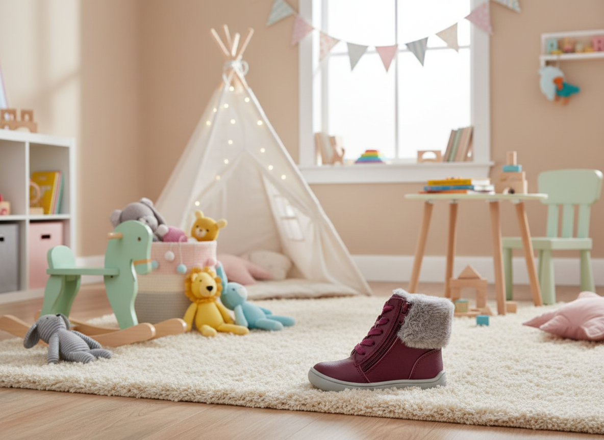 Protetika - Detské zimné barefoot topánky LUISA