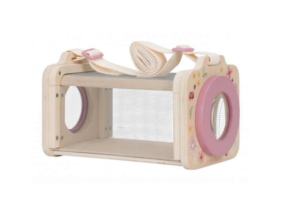 Little Dutch Box na prezeranie hmyzu drevený Fairy Garden