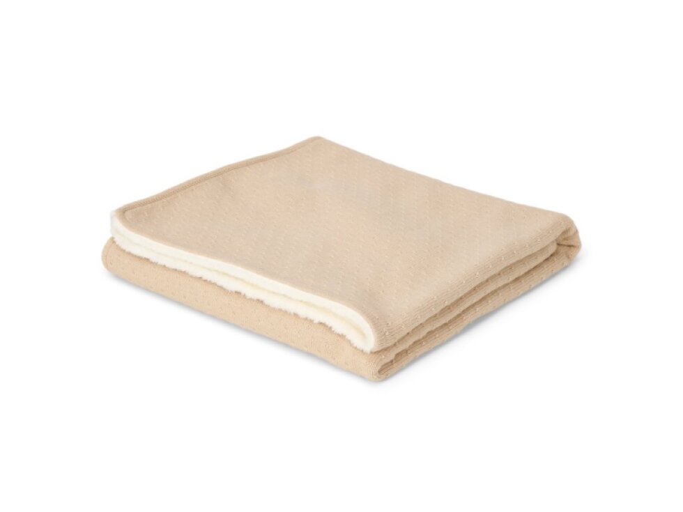 Little Dutch Deka pletená / fleece 70x100 Pure Soft Beige