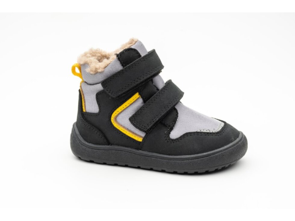 Protetika - Detské barefoot zimné barefoot topánky GERO BLACK