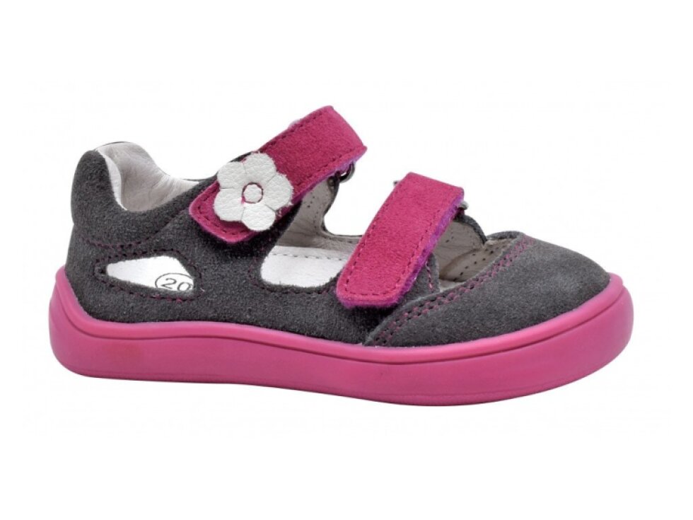 Protetika - Dievčenské barefoot sandálky TERY FUXIA