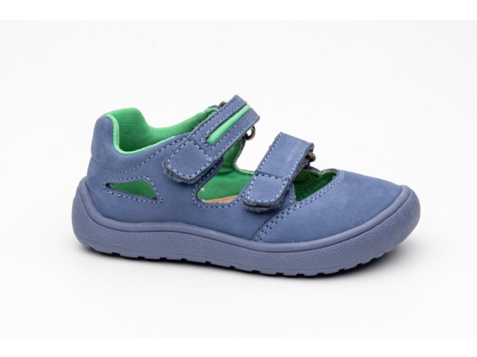 Protetika - Detské chlapčenské barefoot sandálky NERY DENIM
