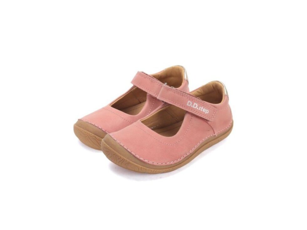 D.D. Step - Dievčenské barefoot sandálky H116-61955M Raspberry