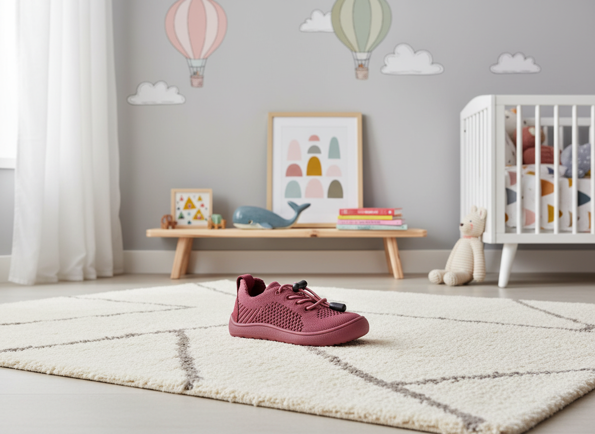 Protetika - Detské dievčenské barefoot topánky GAEL BORDO