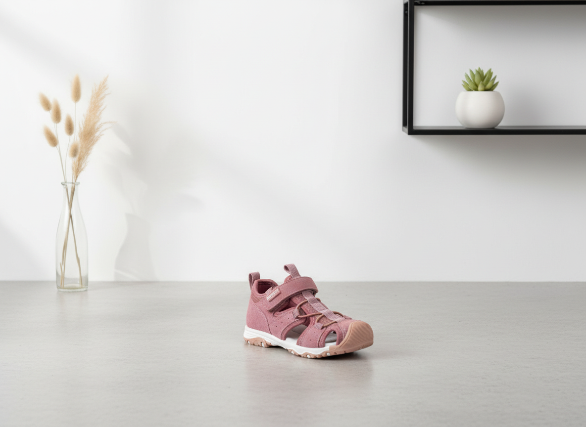 Protetika - Detské sandálky DARIA DARK PINK