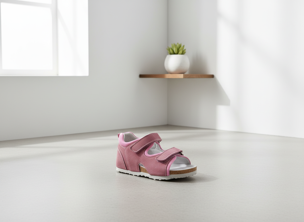 Protetika - Detské rehabilitačné sandálky T115 Tmavo ružová