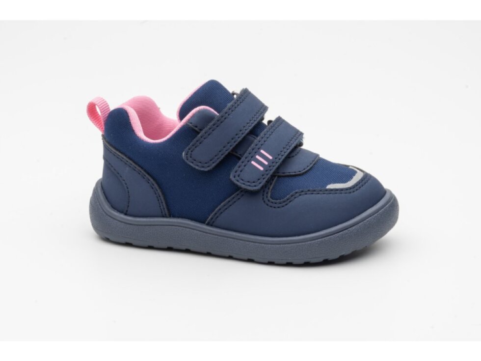 Protetika - Detské prechodné barefoot topánky PERSY NAVY