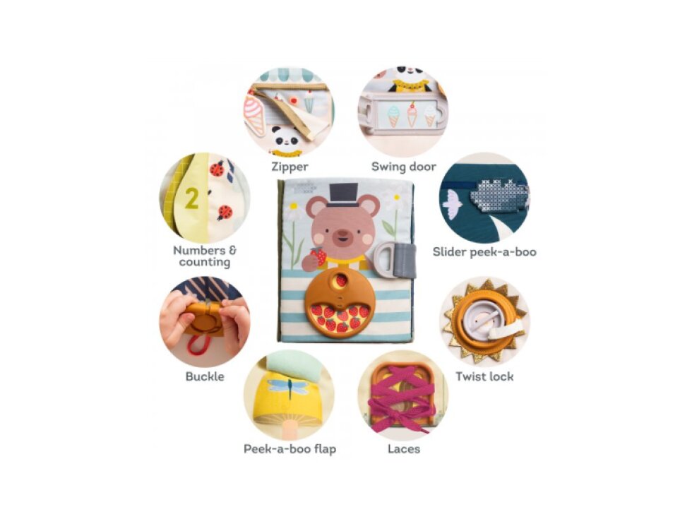 Taf Toys Knižka s aktivitami Fantasy Busy Book