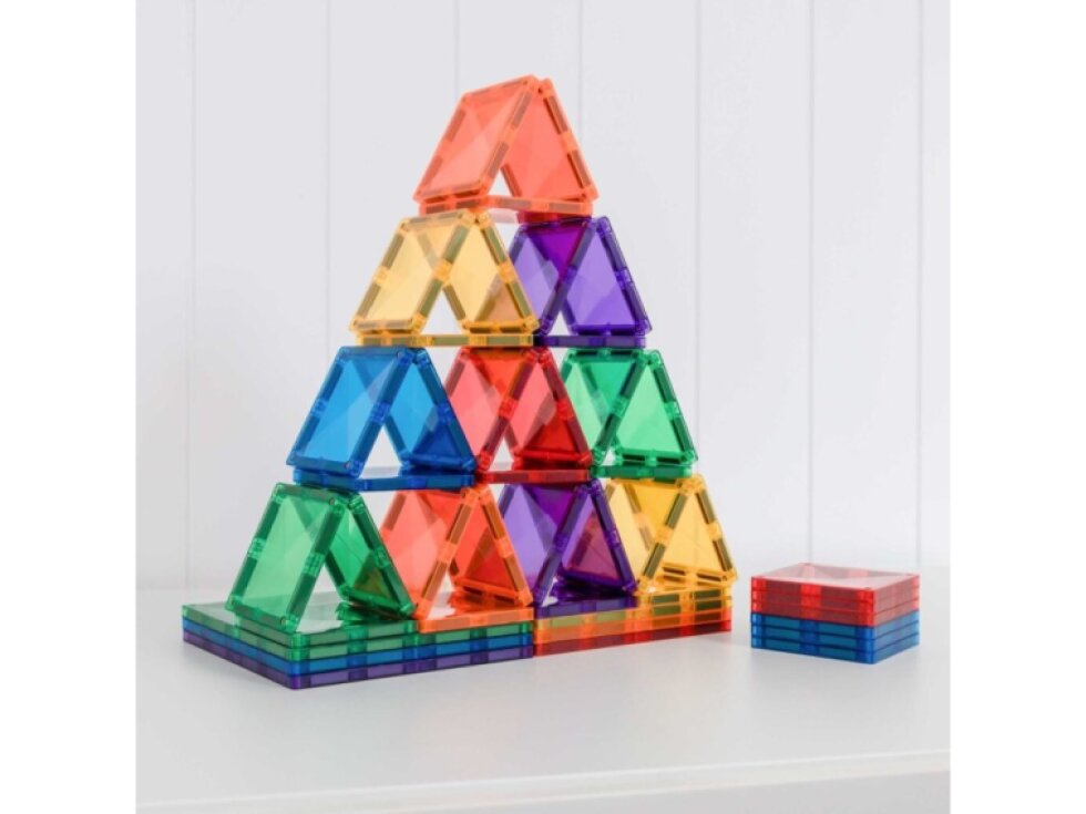 Connetix magnetická stavebnica - Rainbow Square Pack 42 ks