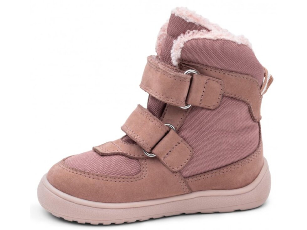 Protetika - Detské barefoot zimné barefoot topánky LORA OLD PINK