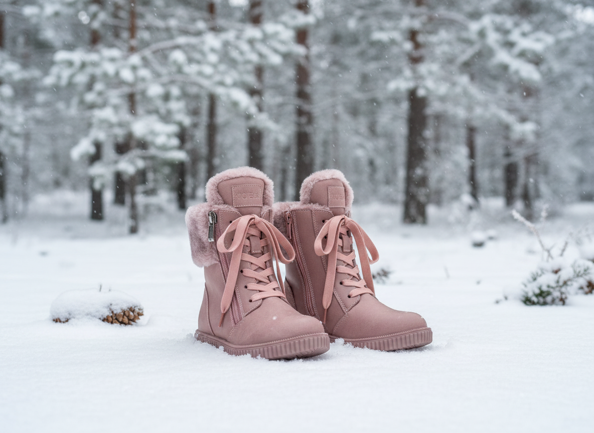 Protetika - Detské zimné topánky KAJA PINK