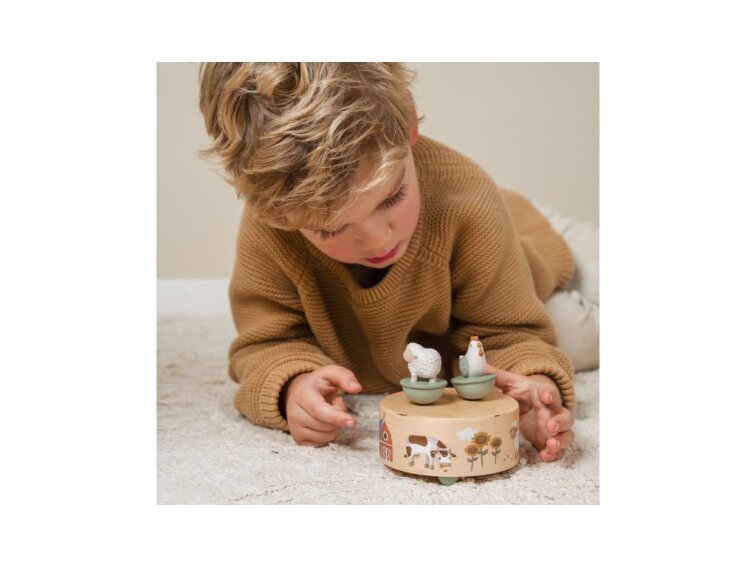 Little Dutch Hudobný box naťahovací Farma