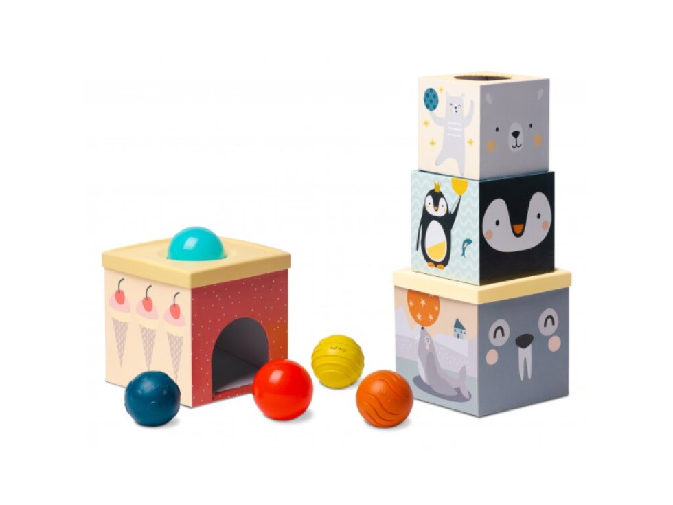 Taf Toys Sada kociek a loptičiek Severný pól