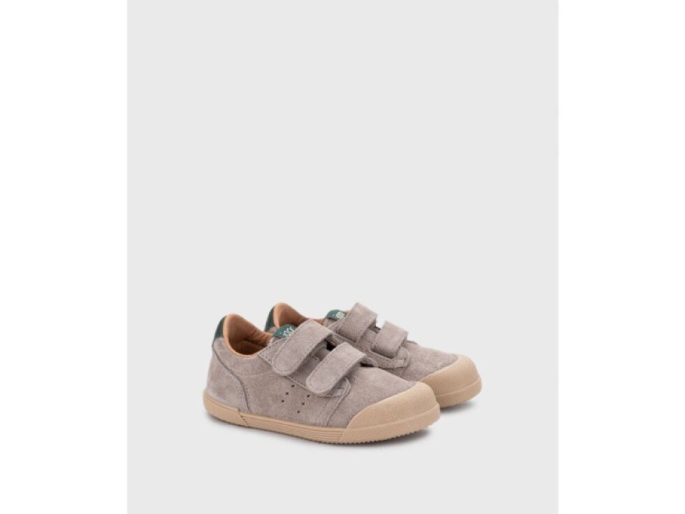 Igor - Detské prechodné barefoot topánky Tennis Suede - Topo