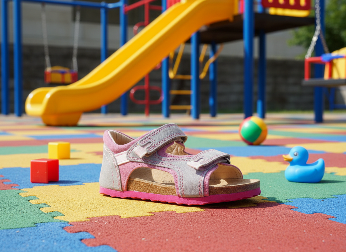 Protetika - Detské rehabilitačné sandálky T32 RIMINI Ružovo-sivá